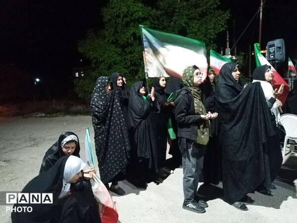 شکوه بصیرت  مردم ولایت مدار شهر بار برای دفاع از وطن 