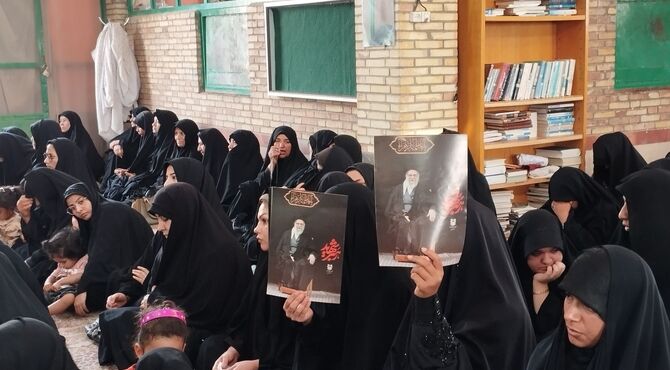 عزاداری شهادت رهبر معظم انقلاب در شهداد