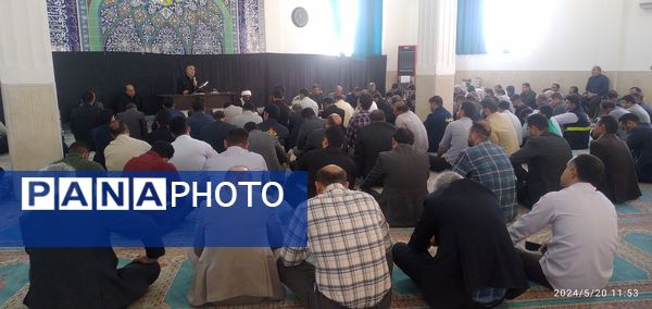 مراسم عزاداری شهادت رئیس جمهوری و هیات همراه در ایلام