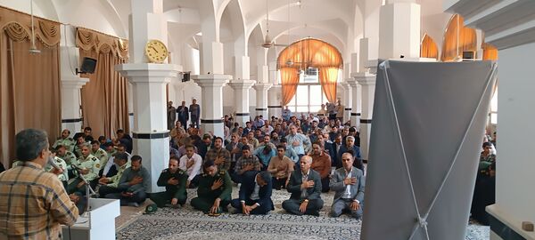 مراسم یادواره شهدای خدمت به‌مناسبت هفته دولت در شهرستان خلیل آباد 