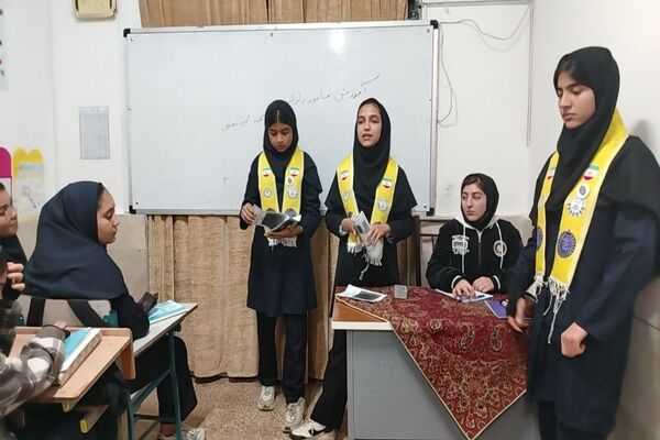 بیست و هفتمین مانور زلزله سراسری در دبیرستان شهید مجید دهنوی نیشابور 