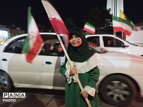 شب میدانداری دختران در خط مقدم