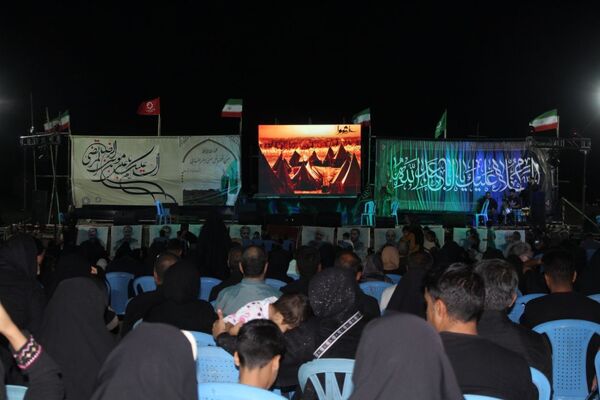 تئاتر دلدادگی در سلسله الذهب نیشابور در شب تاسوعای حسینی 
