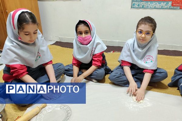 تجربه‌ای خوش‌مزه برای یادگیری الفبا در دبستان سارا شهرستان ملارد