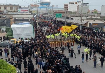 خیزش شور و عشق به امام حسین (ع) در محمودآباد 