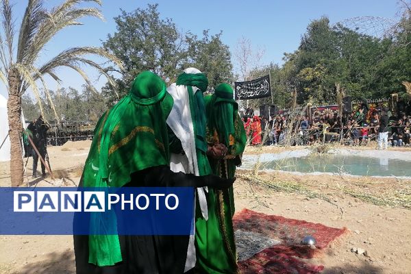 مراسم آیینی خیمه سوزان سنت هرساله مردم مشهد