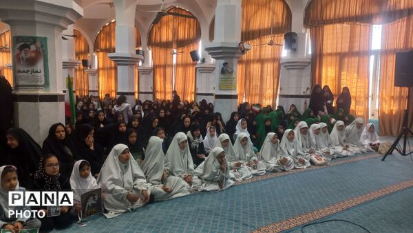 گرامیداشت دانش آموزان میناب در خلیل آباد
