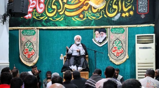 رودان در شب شهادت حضرت فاطمه زهرا (س) غرق در حزن و عزا شد