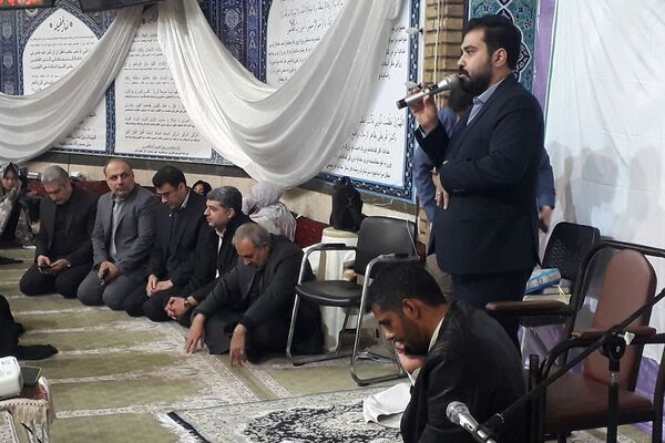 دیدار مسئولان با دانش‌آموزان معتکف ناحیه یک شهرری