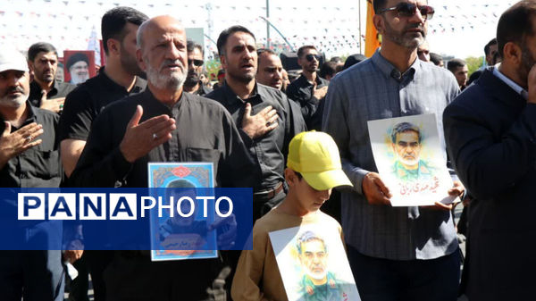 کاروان عشق و وفا از میدان بزرگمهر تا گلستان شهدا