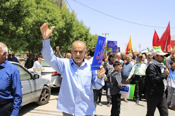 راهپیمایی جمعه نصر و خشم در گچساران