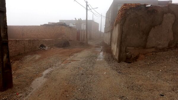 بارش اولین باران پاییزی در روستای بتو