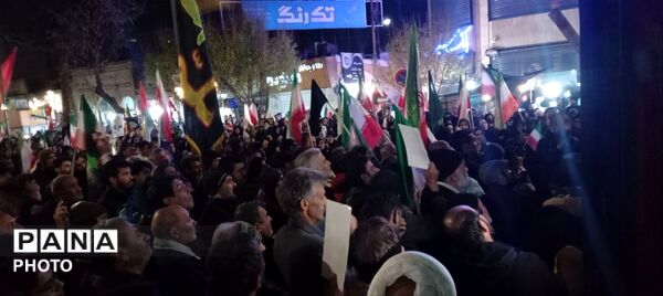فریاد همبستگی از خیابان‌های نیشابور