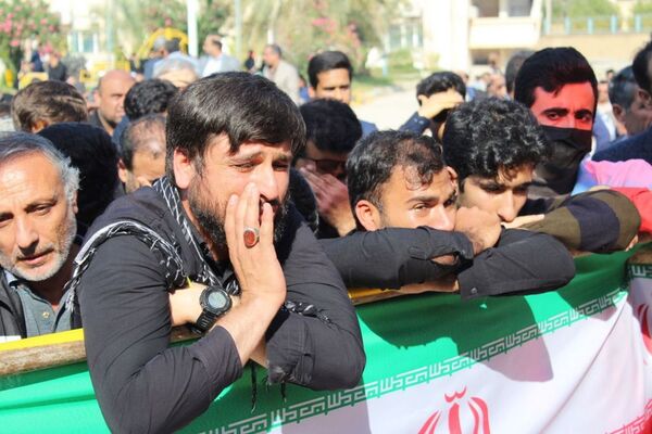 تشییع پیکر مطهره شهید گمنام در دانشگاه فرهنگیان بوشهر