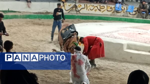 اجرای تعزیه شهادت حضرت علی اکبر(ع)