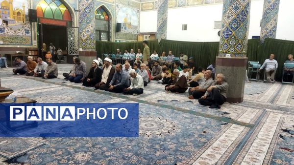 برگزاری مراسم ارتحال امام خمینی(ره) در مسجد صاحب الزمان شهرستان فردیس 