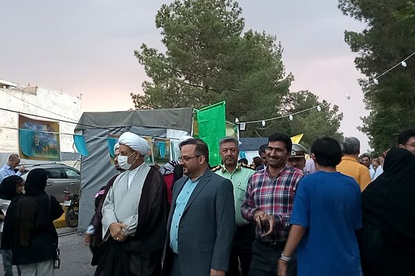 بازدید مسئولان رباط کریم از جشن کیلومتری عید غدیر