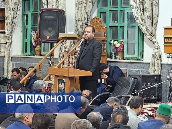 مراسم گرامیداشت شهدای خدمت و سال‌روز آزادسازی خرمشهر در مسجد امام حسین(ع) نیشابور