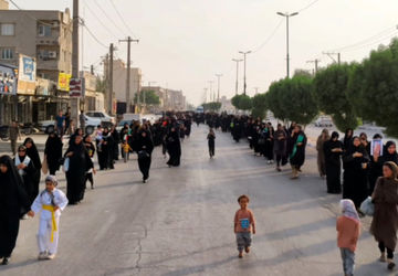 بانوان بندرخمیر در اجتماع عظیم  زینبیون پیام اتحاد و بصیرت را گرامی داشتند