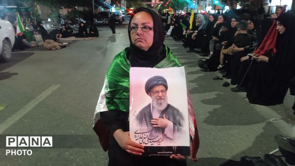 طنین نوای عاشورایی در خیابان امام نیشابور