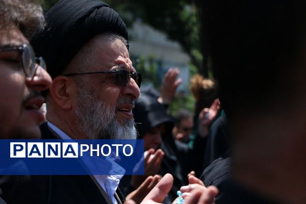 وداع با پیکر مطهر شهید حسین امیرعبدالهیان در شهرستان ری