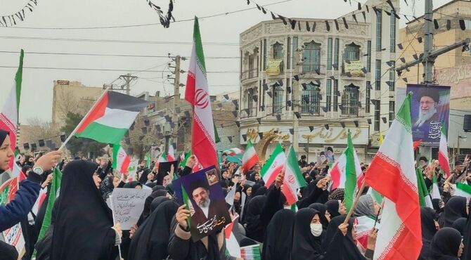 راهپیمایی با شکوه روز قدس در رباط‌کریم