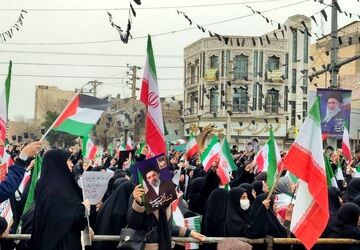 راهپیمایی با شکوه روز قدس در رباط‌کریم