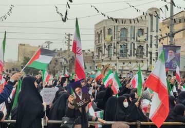 راهپیمایی با شکوه روز قدس در رباط‌کریم