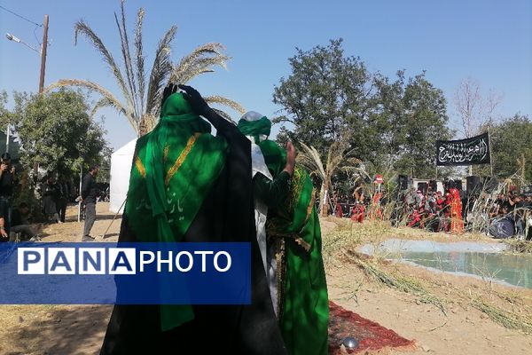 مراسم آیینی خیمه سوزان سنت هرساله مردم مشهد
