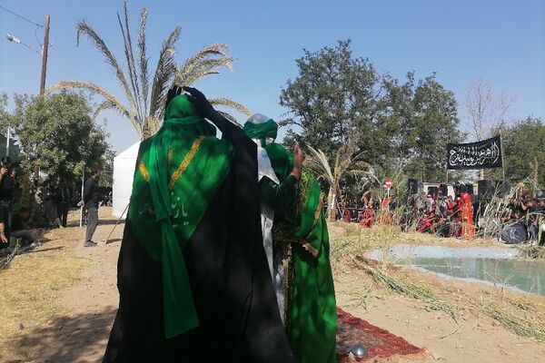 مراسم آیینی خیمه سوزان سنت هرساله مردم مشهد