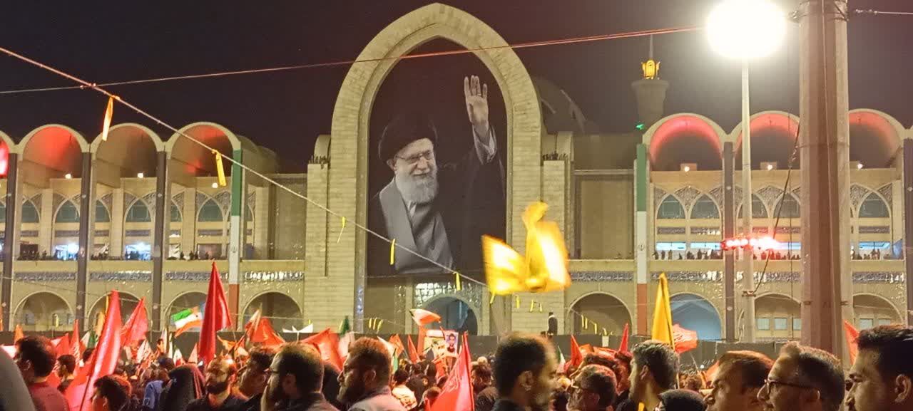 خروش امت در بدرقه رهبر شهید