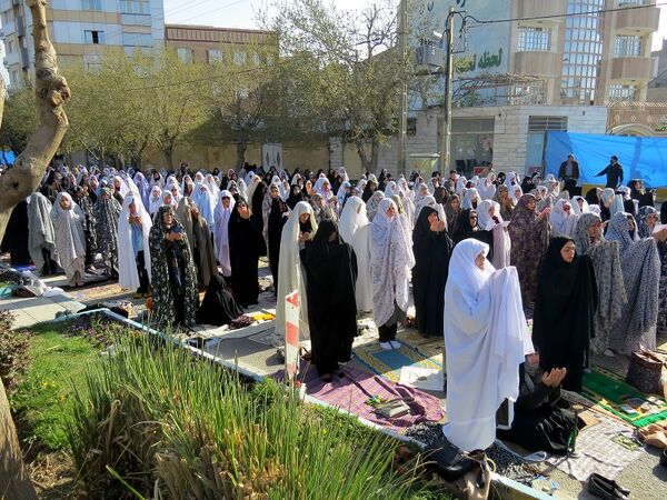 اقامه نماز عید فطر در شهرستان بجنورد 
