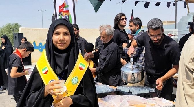 از خمین تا کربلا؛ پیاده‌روی جاماندگان اربعین در شهرستان خمین