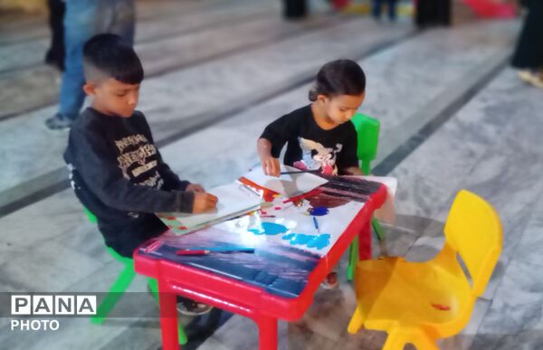 فعالیت غرفه کودک در مسجد جامع نیشابور