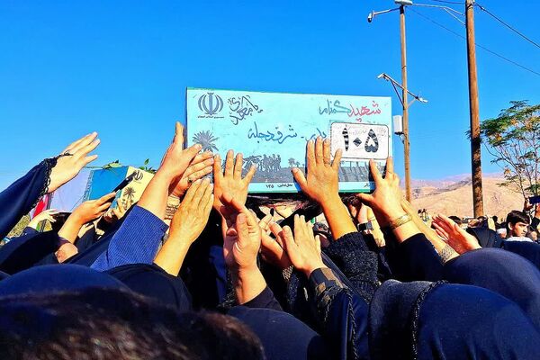 استقبال باشکوه از پیکر۶ شهید گمنام در شهرستان باشت