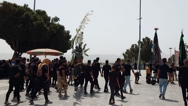 عزاداری عاشورای حسینی در امامزاده شاهرضا(ع) شهرضا با حضور هیات مذهبی