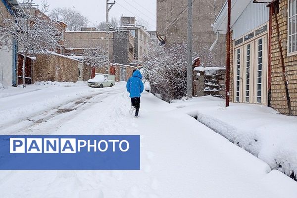برف بارید و خدا پاکی خود را به شهر زیبایی بار هدیه کرد