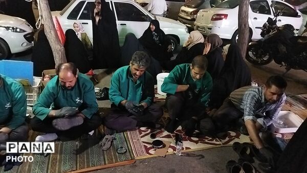گذری بر موکب واکس صلواتی بلوار فضل در شب صد و نود و پنجم از اجتماعات 