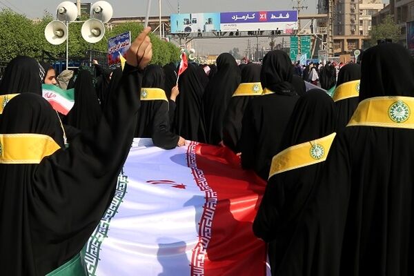 اتحادمردم  استان خورستان علیه تروریسم صهیونی - آمریکایی