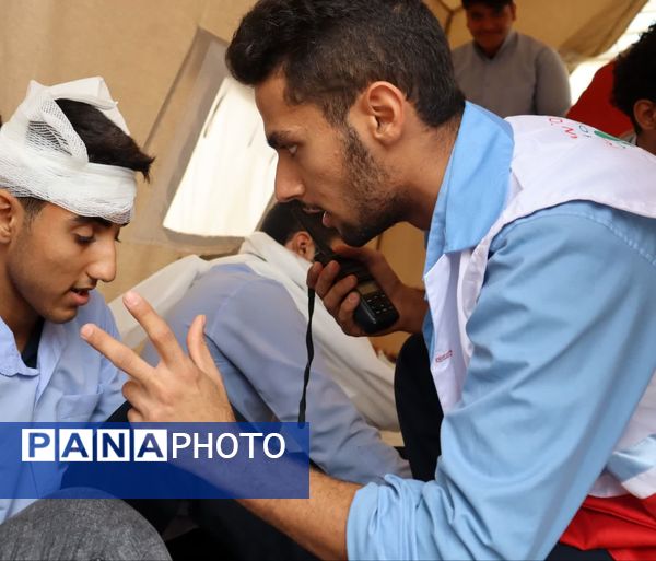  مانور زلزله در تنگستان 