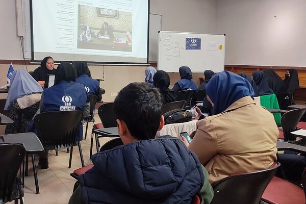جلسه توانمند سازی دانش آموزان خبرنگاران پانا شهرستان قدس