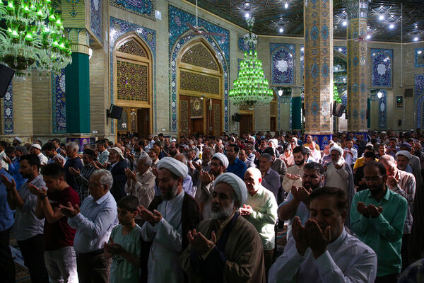 نماز عید قربان در مسجد مقدس جمکران