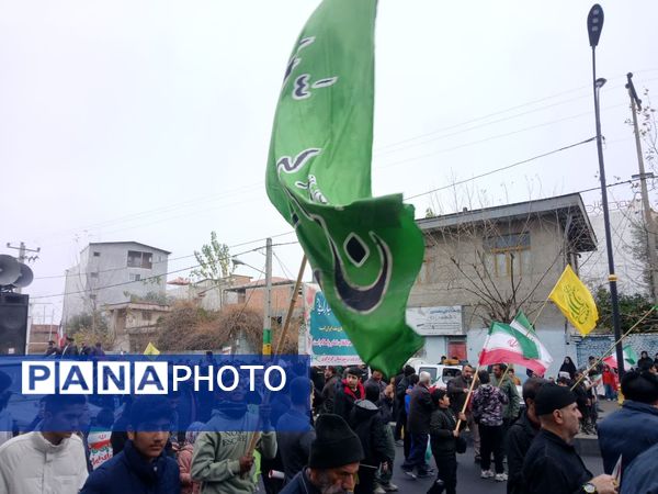 خروش حماسی مردم کردکوی در آیینه‌ شکوه ۲۲ بهمن