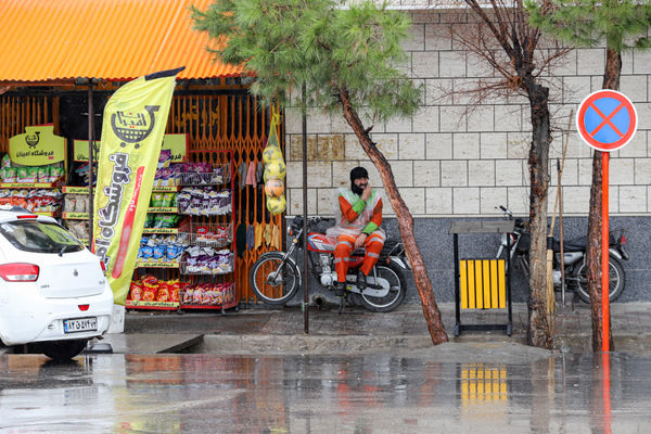 باران نوروزی در آباده