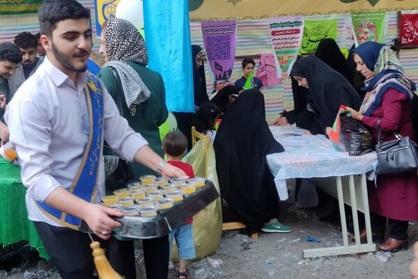 برپایی موکب انصار المهدی(عج) به‌مناسبت عید غدیر