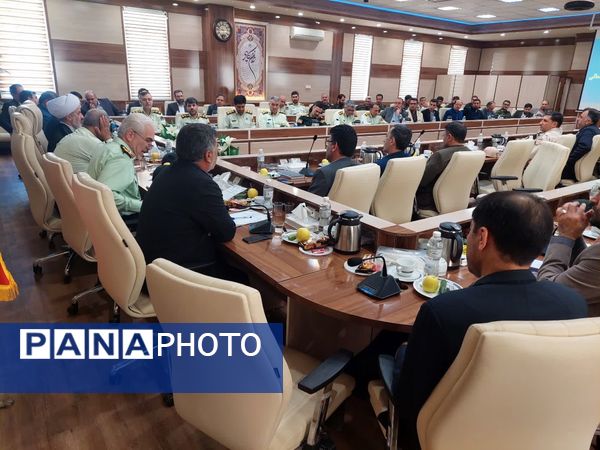 مراسم تکریم و معارفه فرمانده یگان حفاظت دادگستری کل استان خراسان شمالی