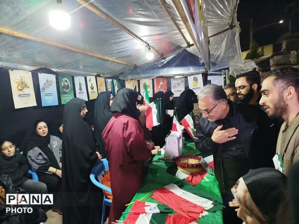 زنگ بیعت دانش‌آموزان علی آباد کتول
