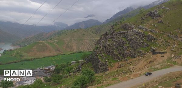 طبیعت بکر شوارز در روز بارانی 