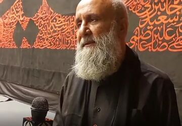 آیین رونمایی از کتیبه «اصحاب آخرالزمانی سیدالشهدا(ع)» اثر استاد نجابتی در قم