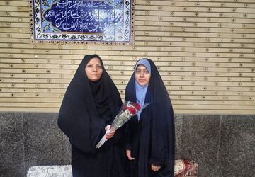 قدردانی خبرنگار پانا از معاون مدرسه در مسجد محله